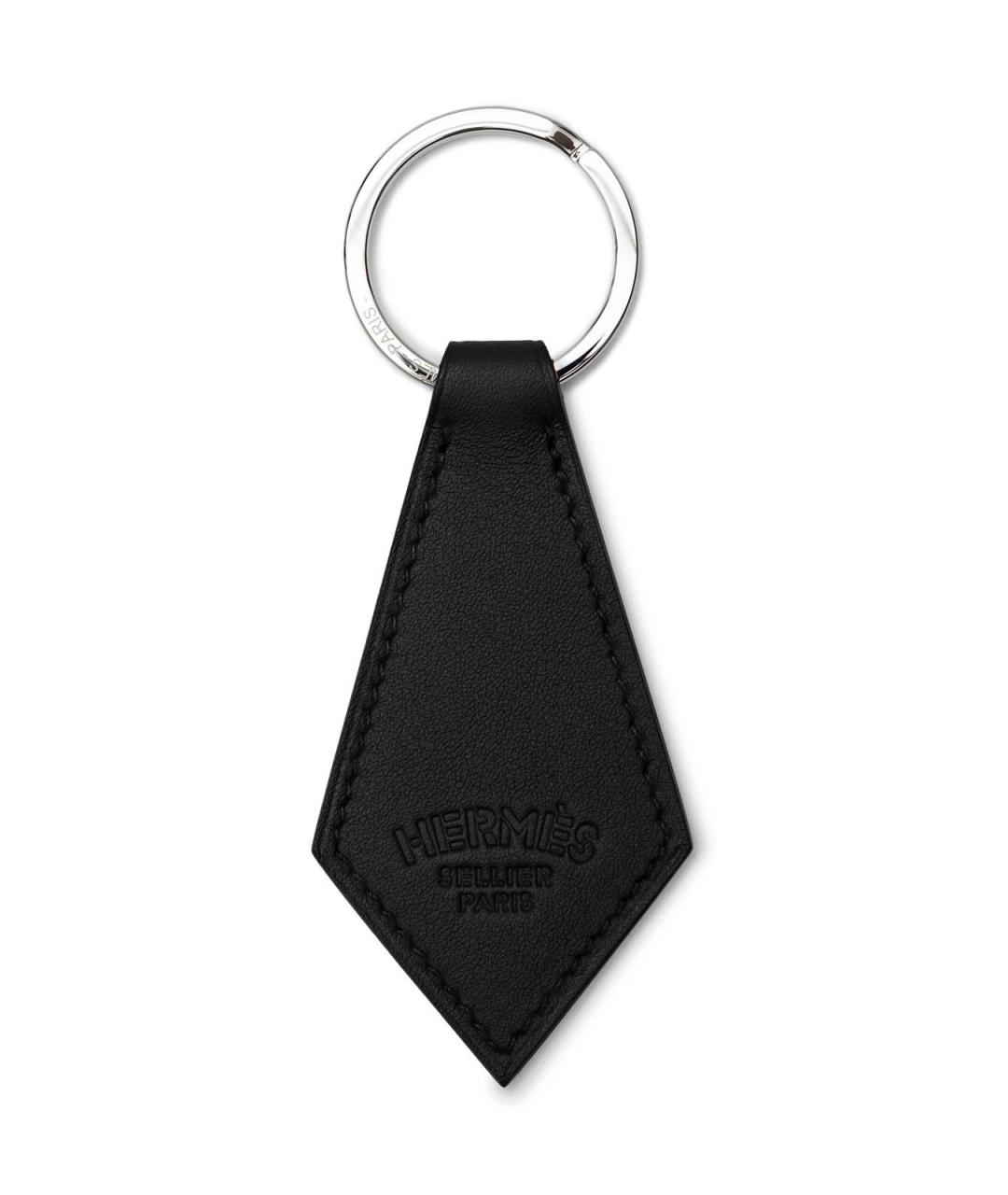 HERMES Черный брелок, фото 5