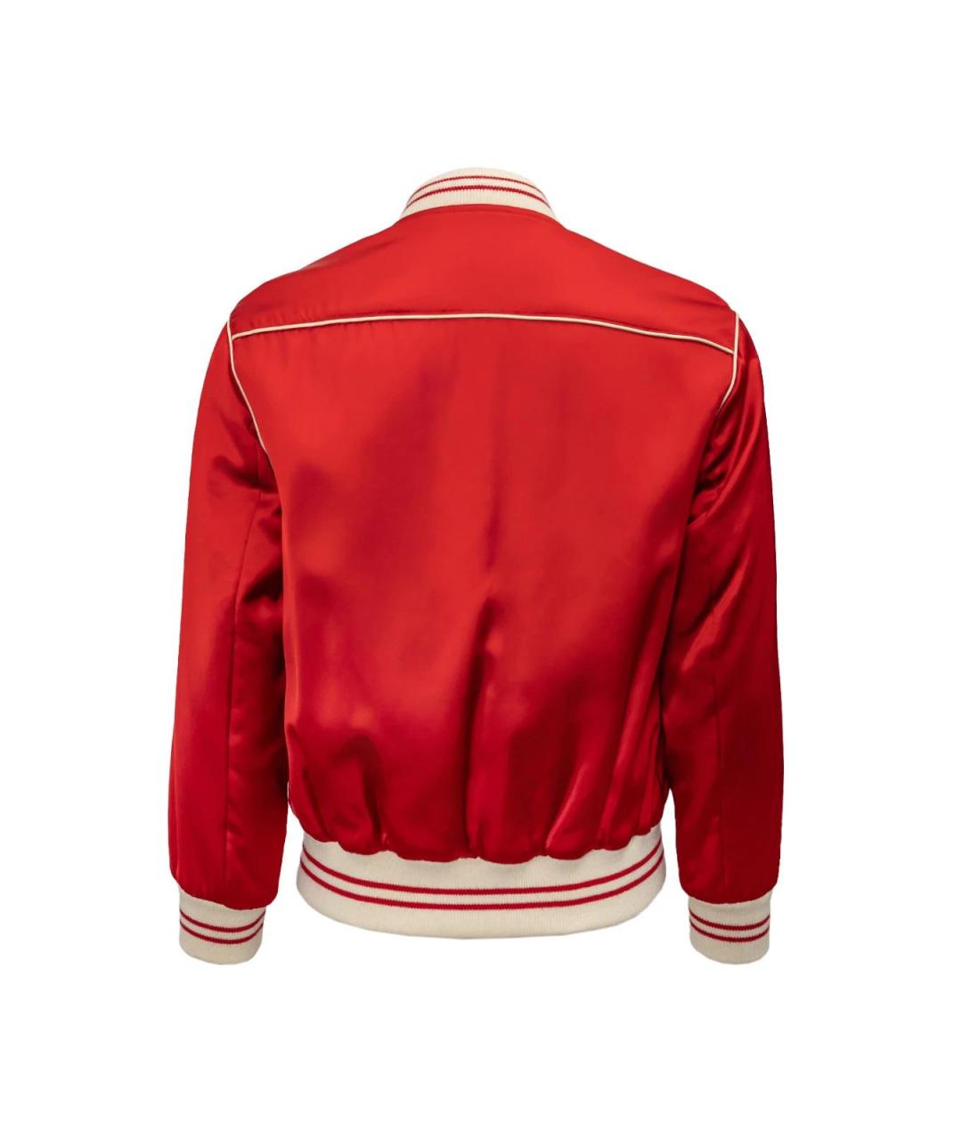 CELINE Красная вискозная куртка, фото 2