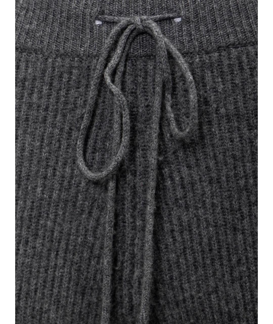 12 STOREEZ Серые шерстяные прямые брюки, фото 3