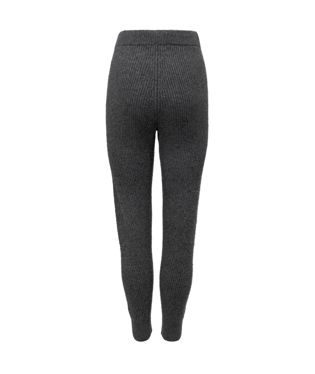 12 STOREEZ Серые шерстяные прямые брюки, фото 2