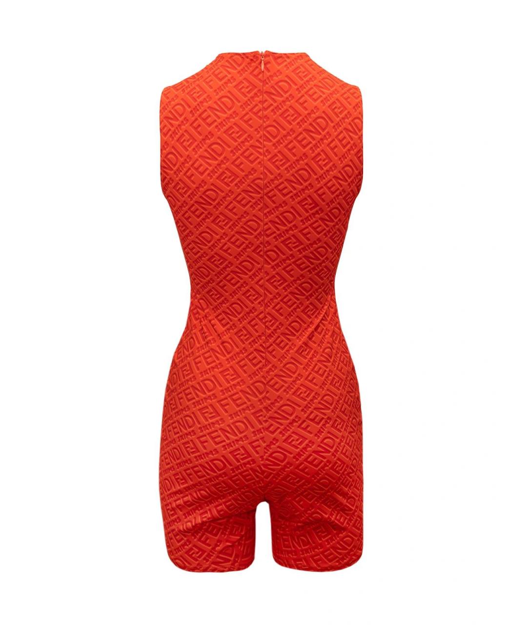 FENDI Красный полиэстеровый комбинезон, фото 2