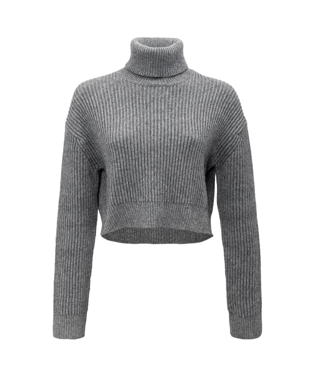 12 STOREEZ Серый шерстяной джемпер / свитер, фото 1