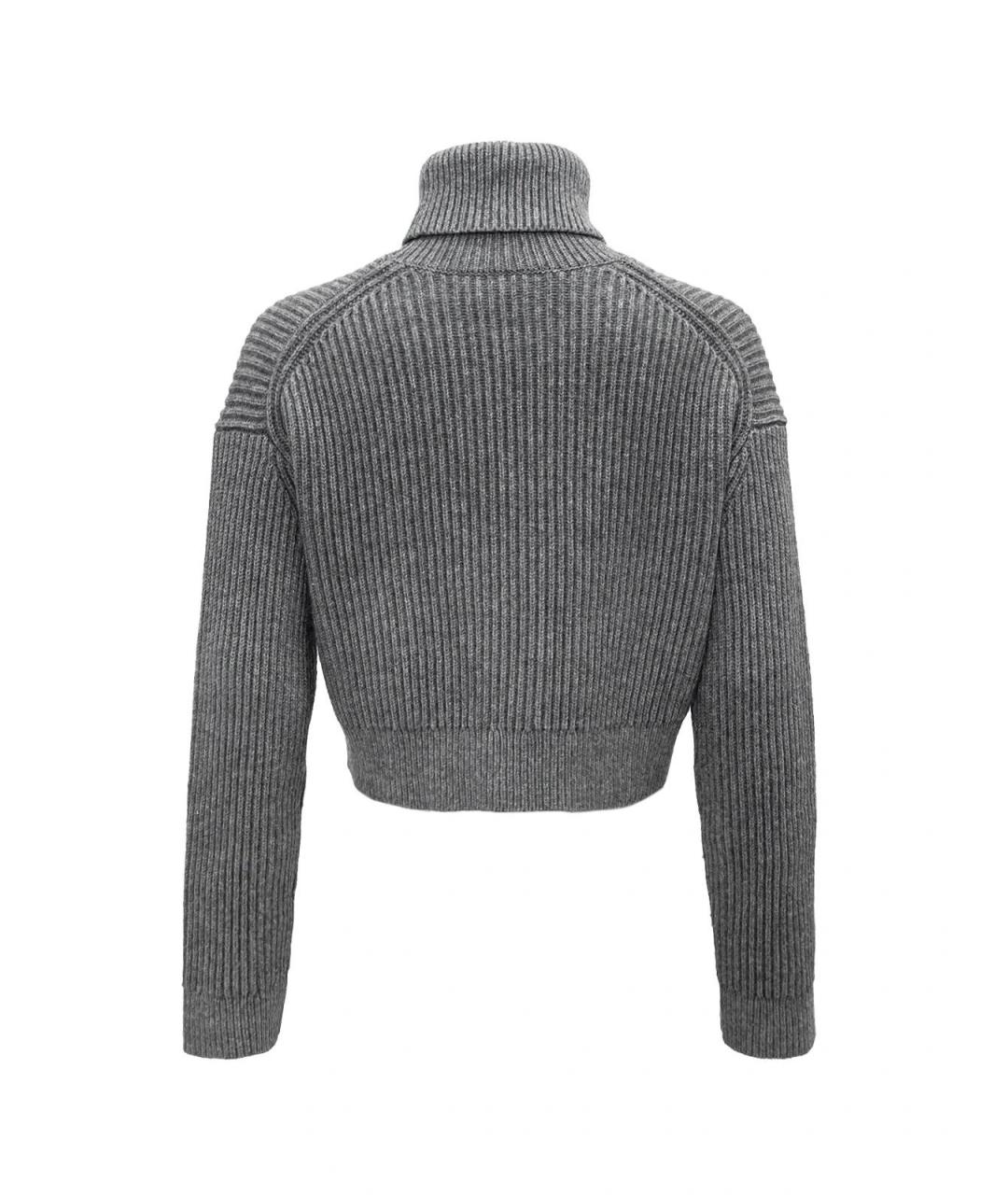 12 STOREEZ Серый шерстяной джемпер / свитер, фото 2