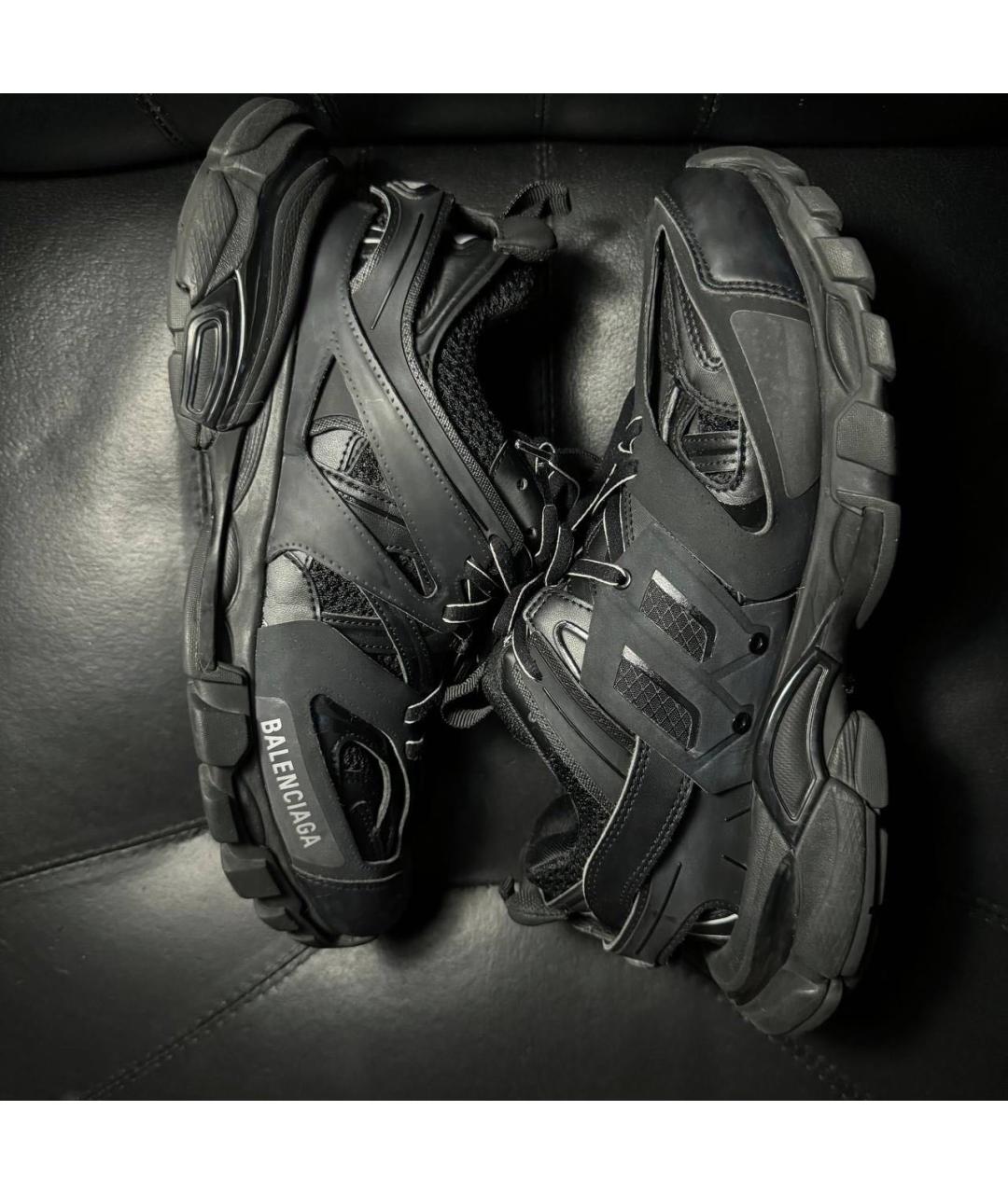 BALENCIAGA Черные текстильные кроссовки, фото 3