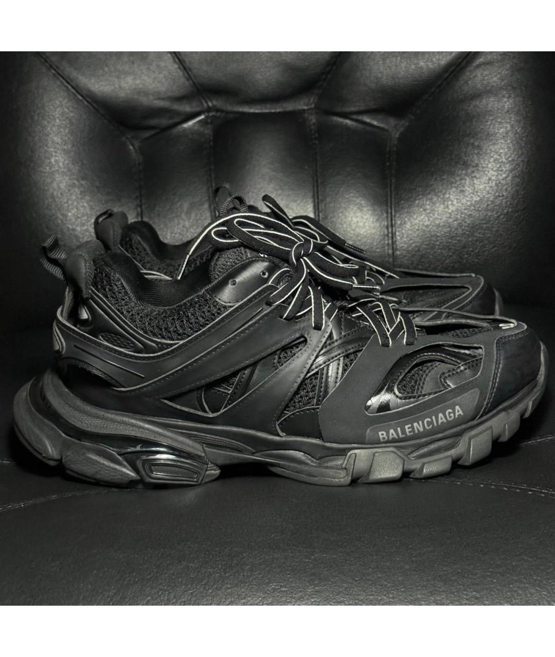 BALENCIAGA Черные текстильные кроссовки, фото 9