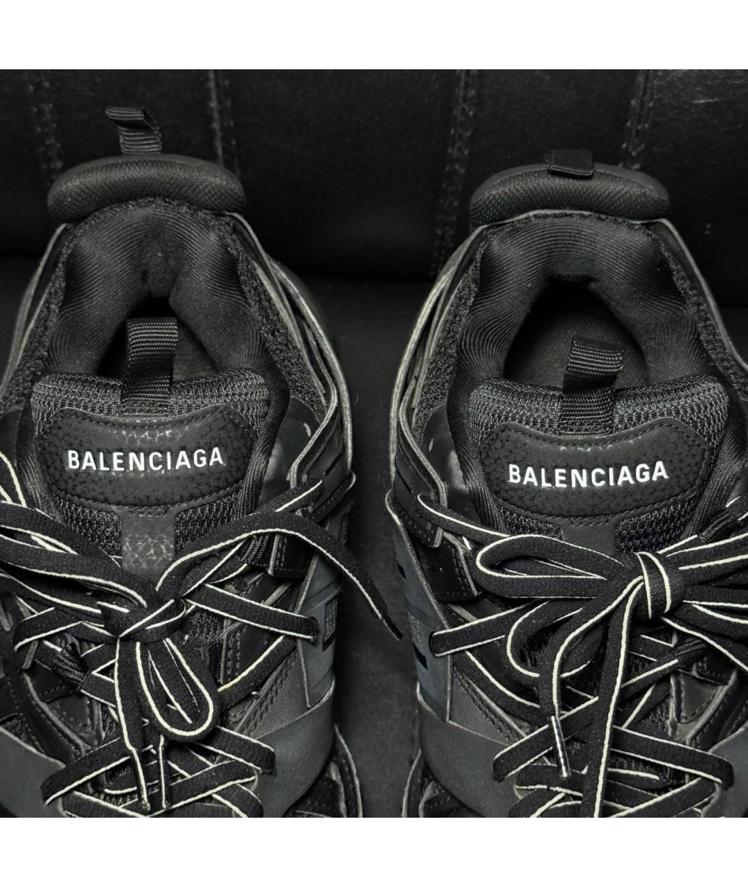 BALENCIAGA Черные текстильные кроссовки, фото 7