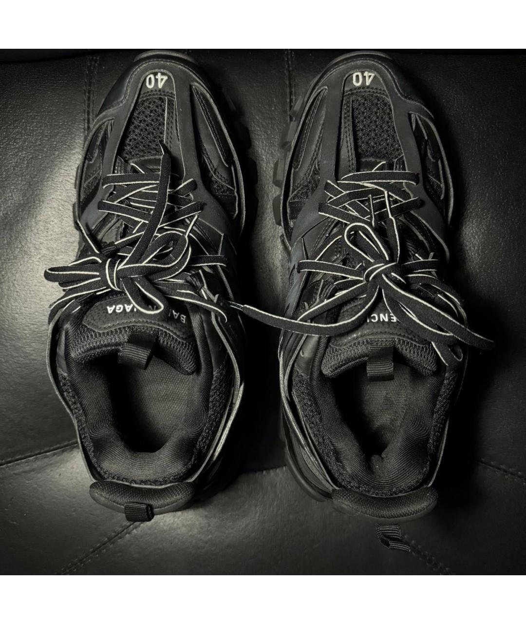 BALENCIAGA Черные текстильные кроссовки, фото 6