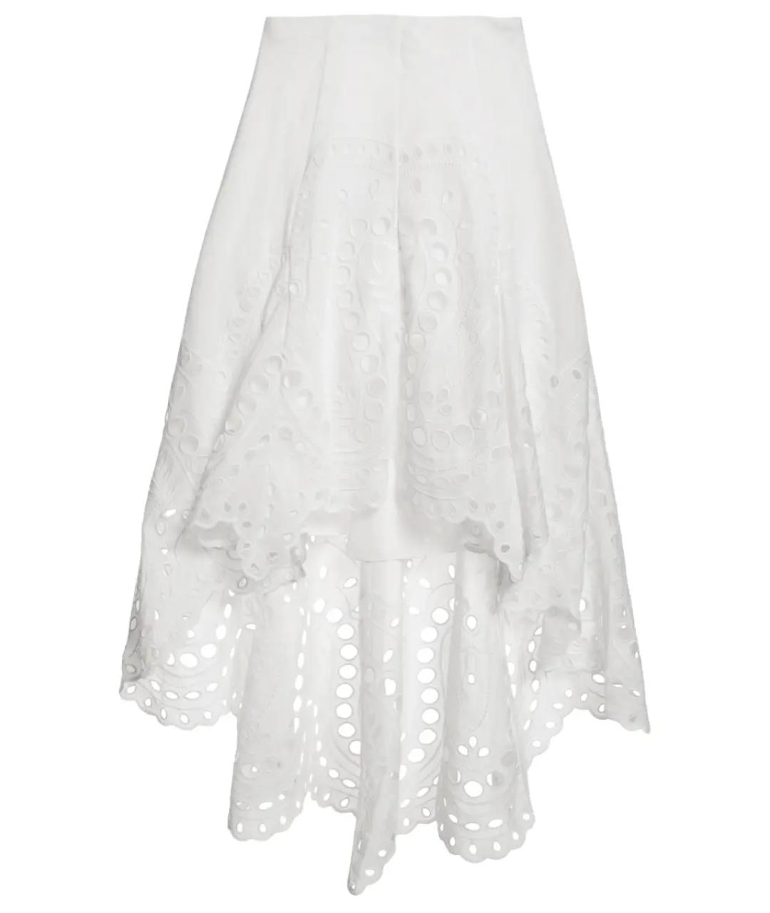 CHARO RUIZ Белая юбка миди, фото 1