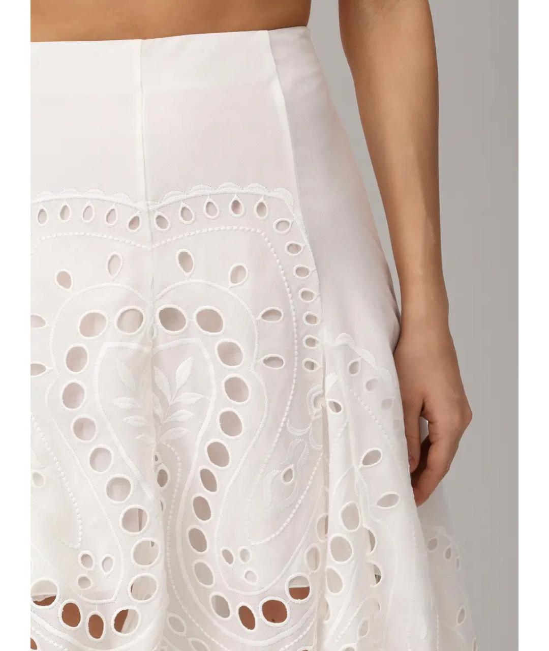 CHARO RUIZ Белая юбка миди, фото 5