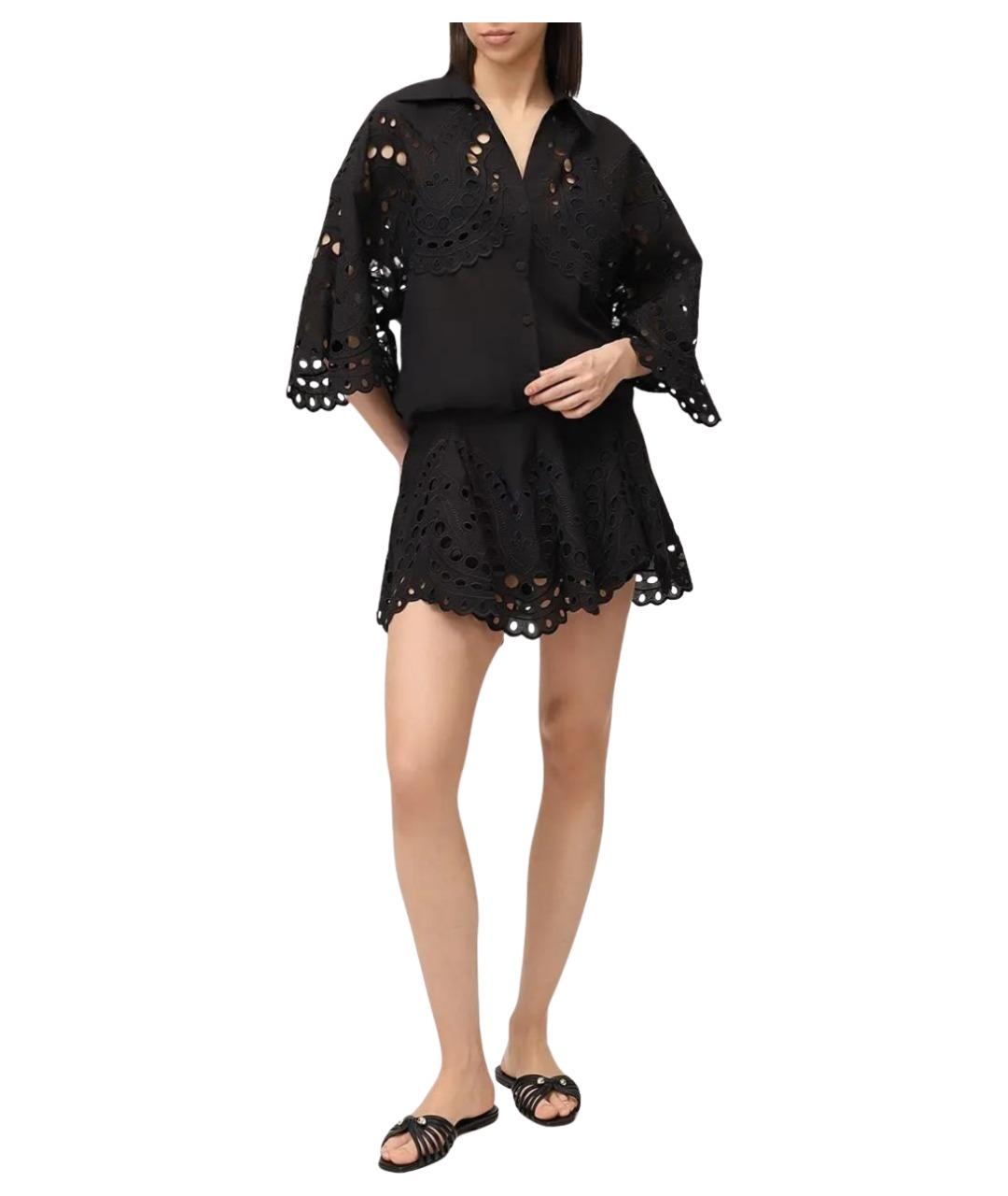 CHARO RUIZ Черная юбка мини, фото 2