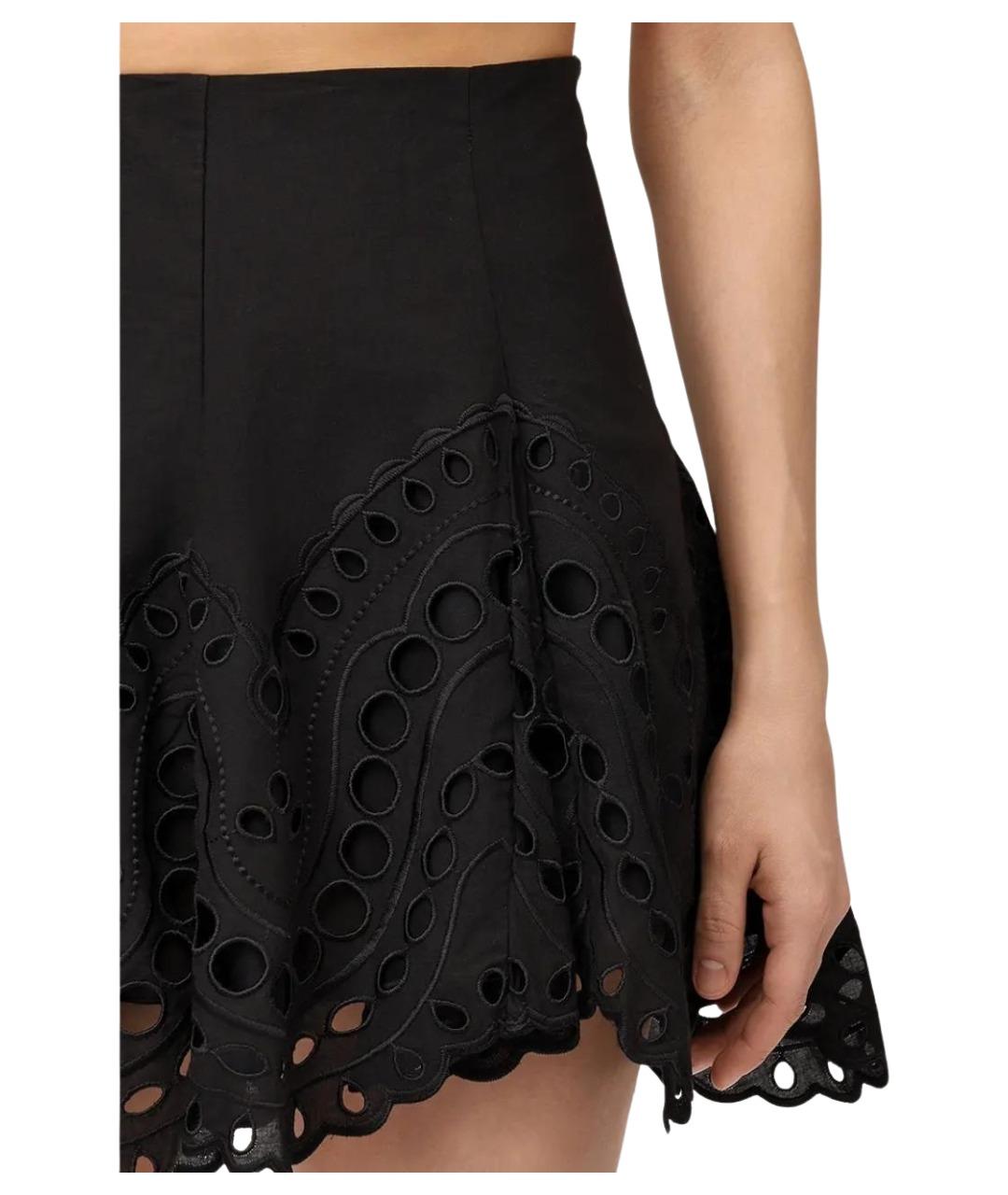 CHARO RUIZ Черная юбка мини, фото 5