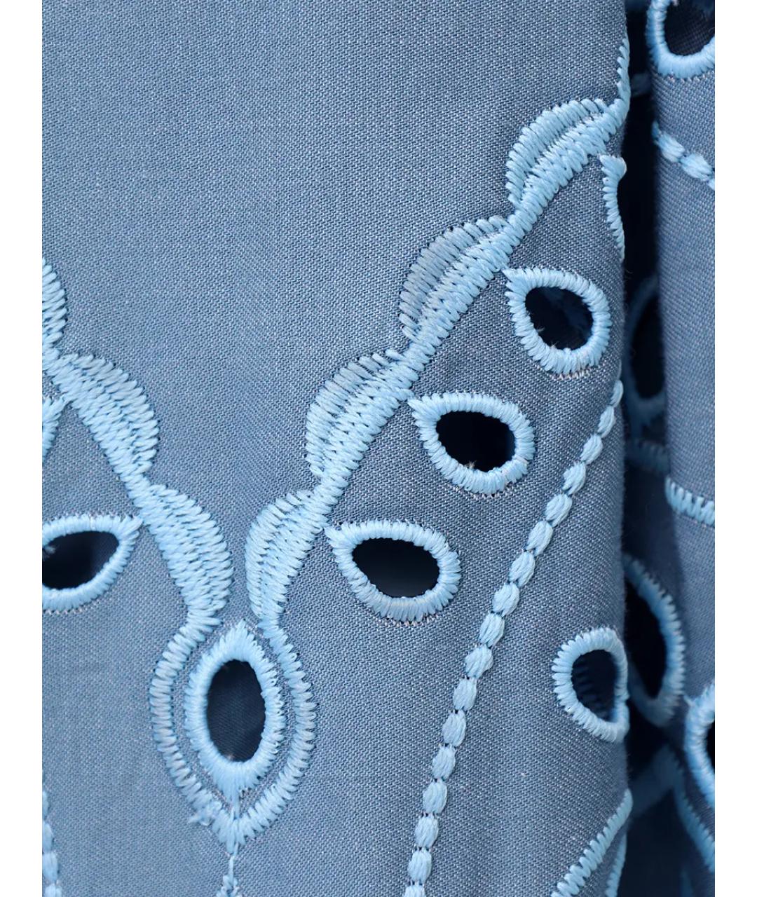 CHARO RUIZ Голубое повседневное платье, фото 6