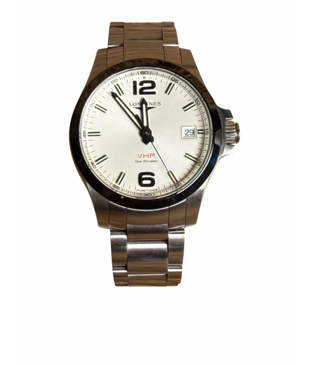 LONGINES Серые стальные часы, фото 1