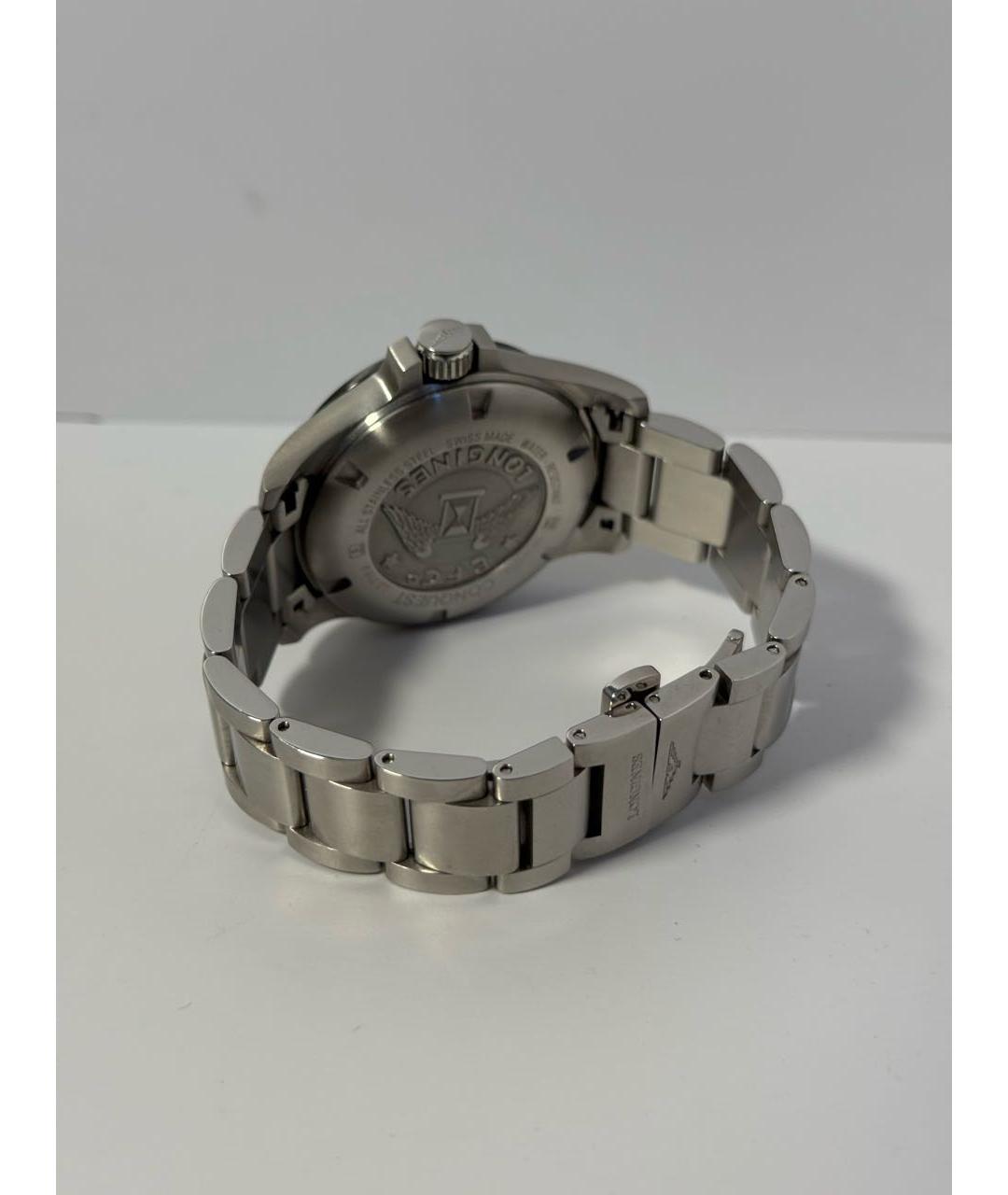 LONGINES Серые стальные часы, фото 2