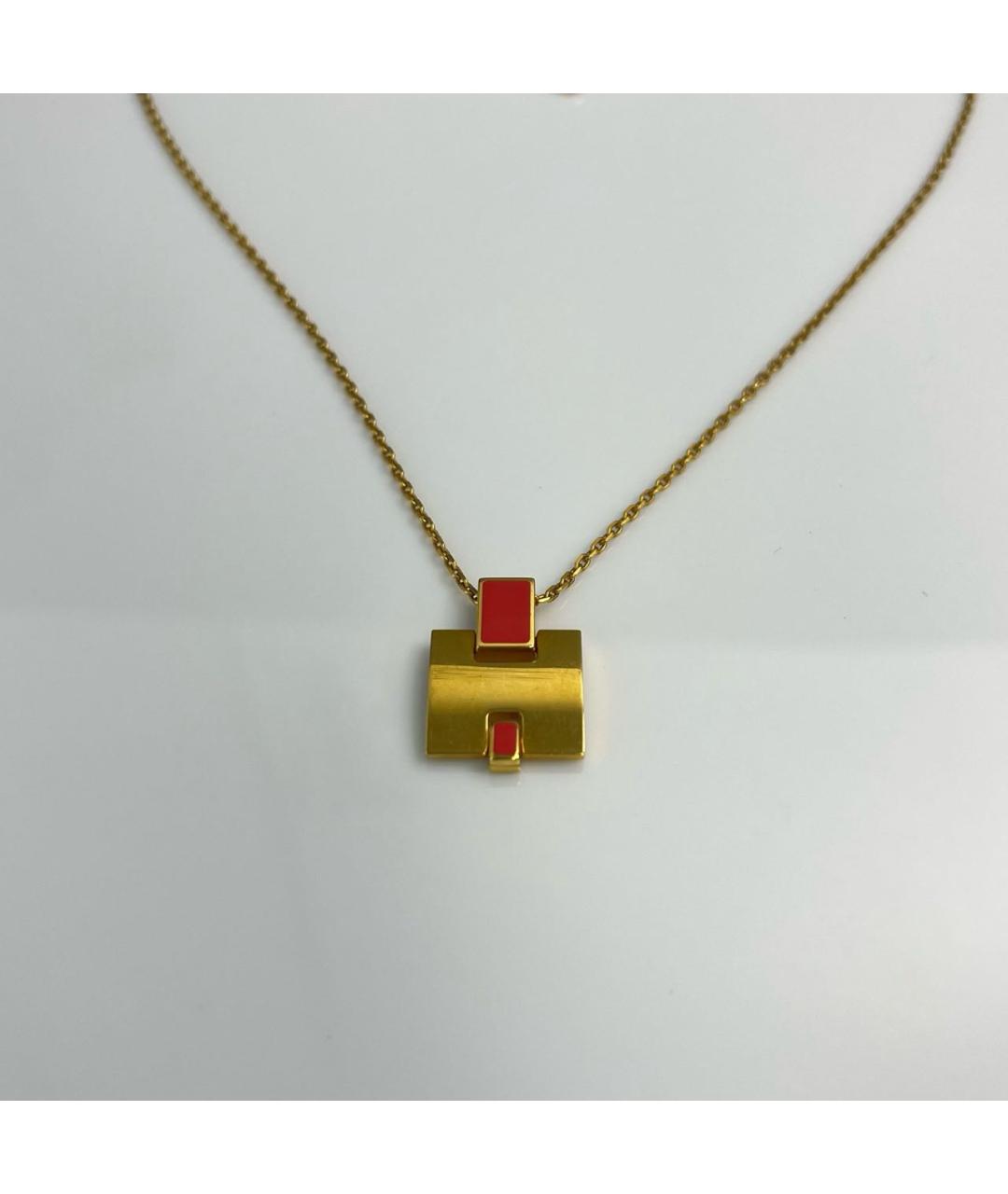 HERMES Золотое колье, фото 7