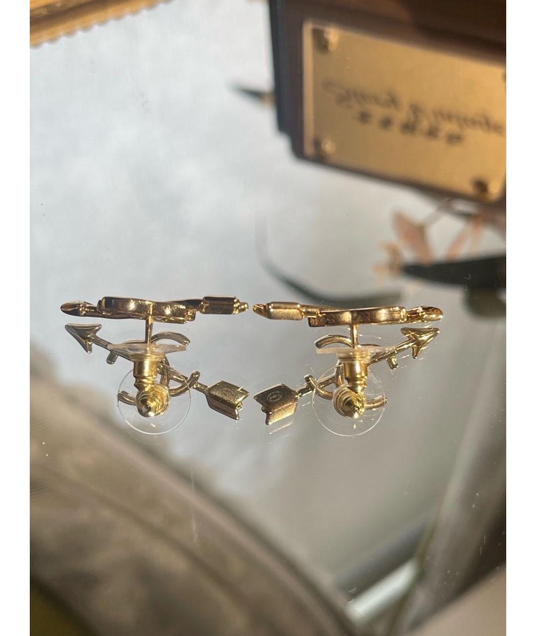 CHANEL Золотые серьги, фото 4