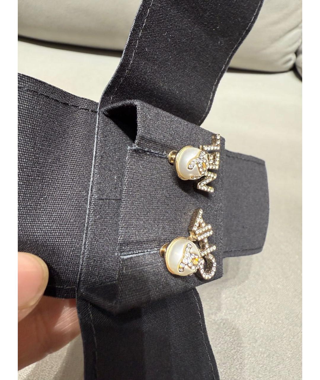 CHANEL Золотые металлические серьги, фото 4