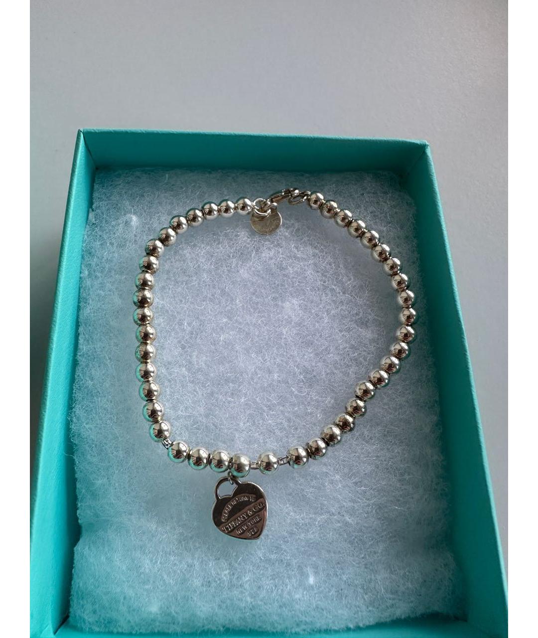 TIFFANY&CO Серебрянный серебряный браслет, фото 2