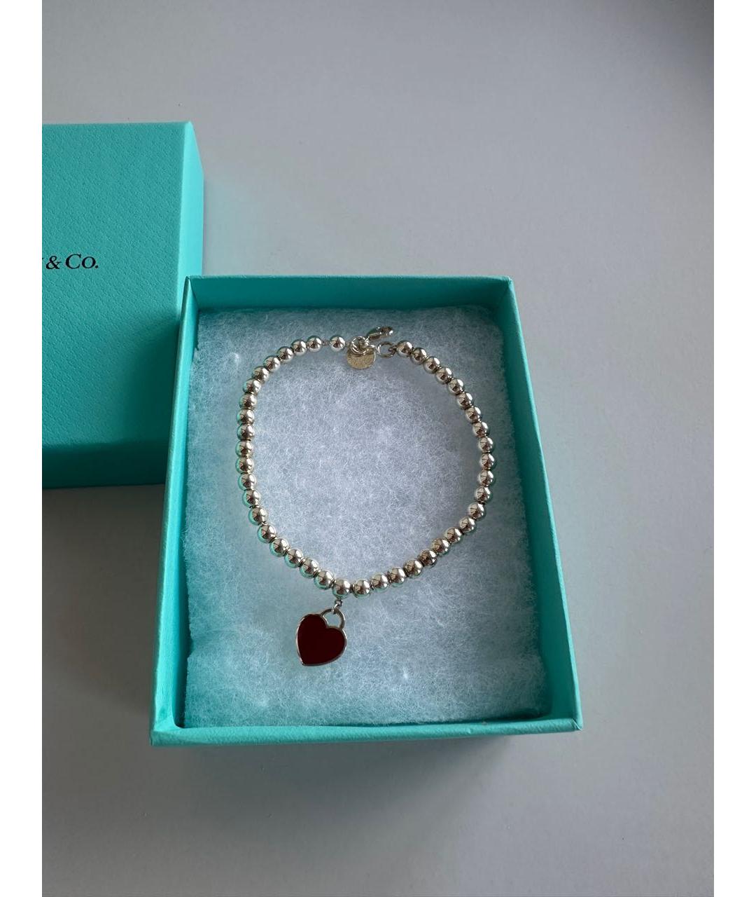 TIFFANY&CO Серебрянный серебряный браслет, фото 4