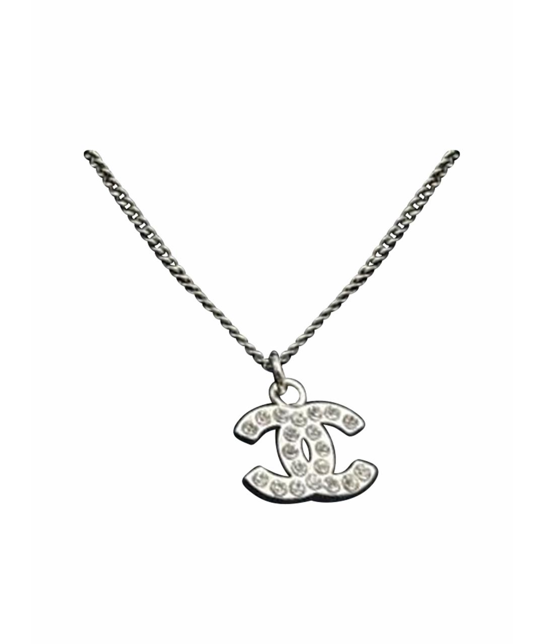 CHANEL Серебряное колье, фото 1