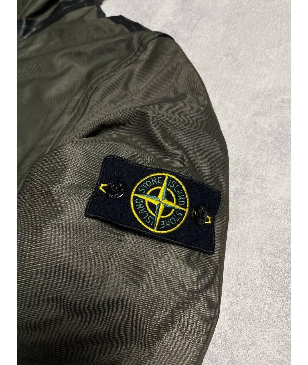STONE ISLAND Хаки полиамидовая куртка, фото 7