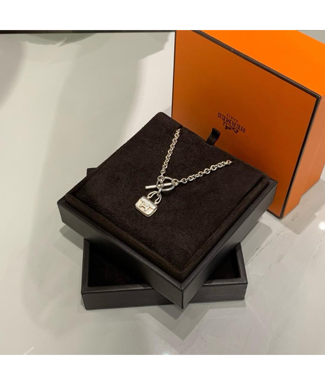 HERMES Серебрянный браслет, фото 2