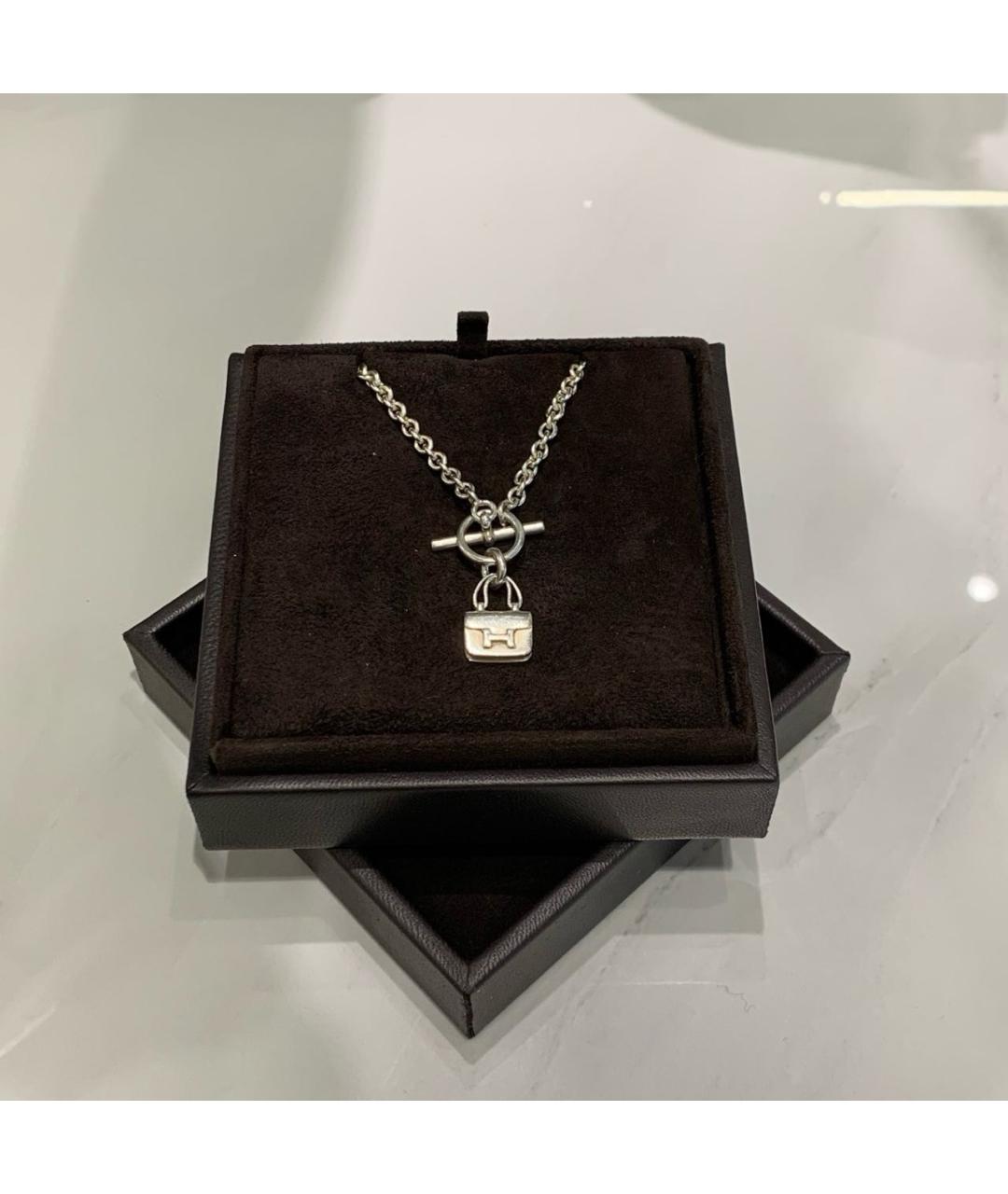 HERMES Серебрянный браслет, фото 5