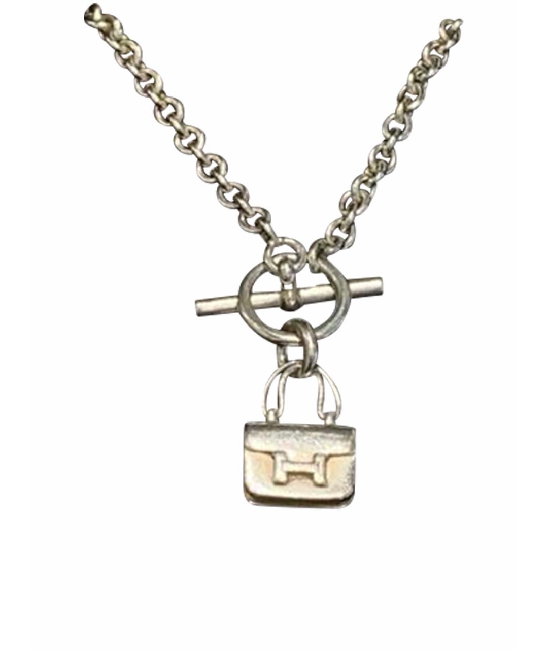 HERMES Серебрянный браслет, фото 1