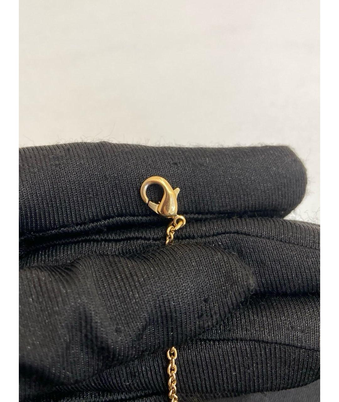 LOUIS VUITTON Золотой металлический браслет, фото 3