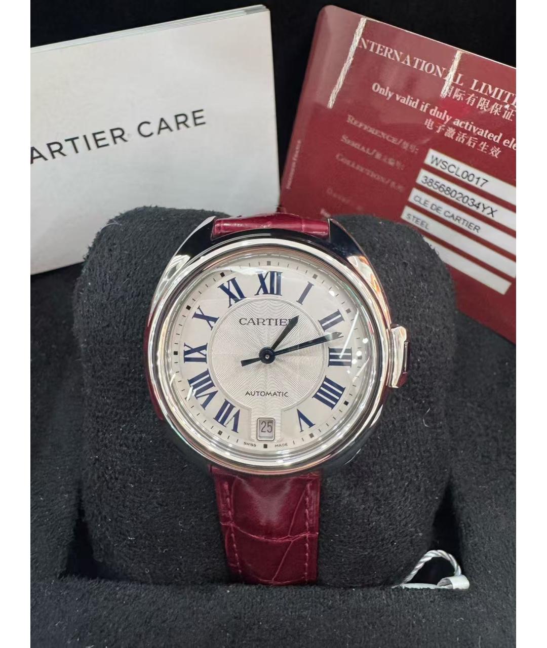 CARTIER Серебряные часы, фото 3