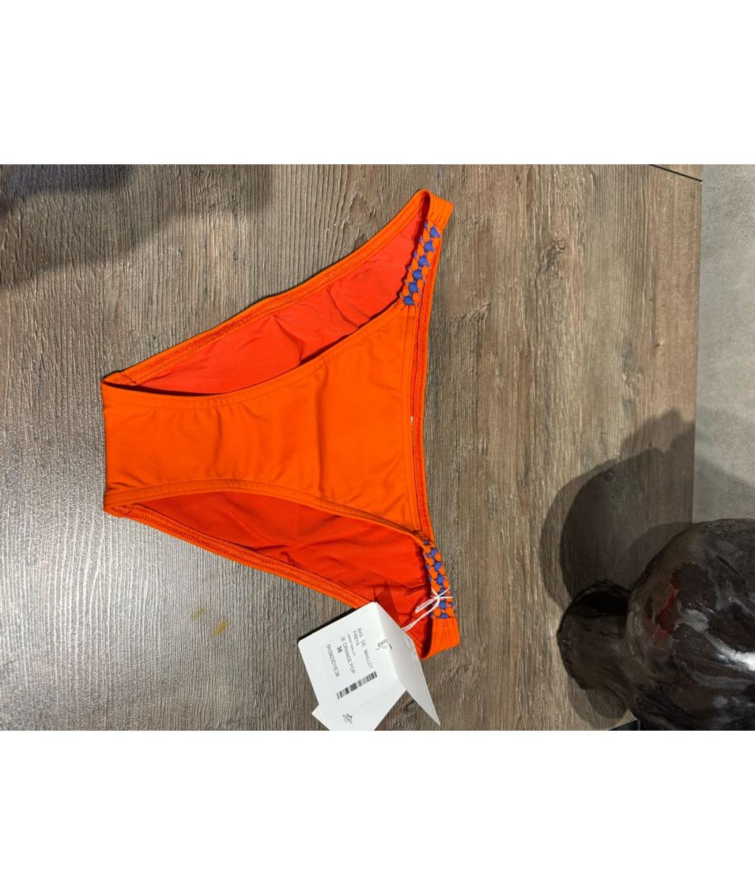 HERMES Оранжевый полиэстеровый купальник, фото 3