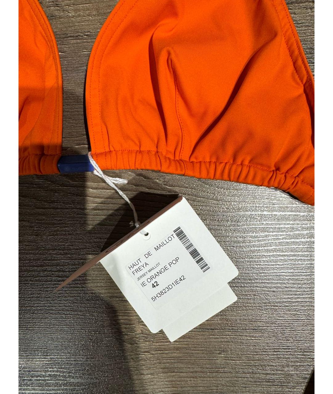 HERMES Оранжевый полиэстеровый купальник, фото 4