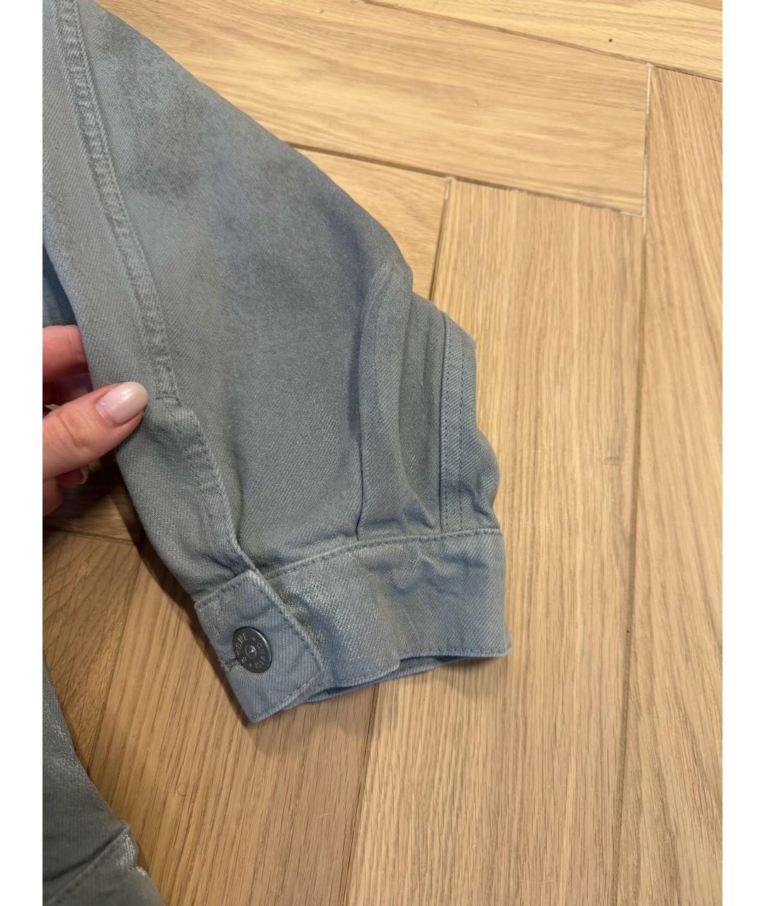 STONE ISLAND Серая деним куртка, фото 6