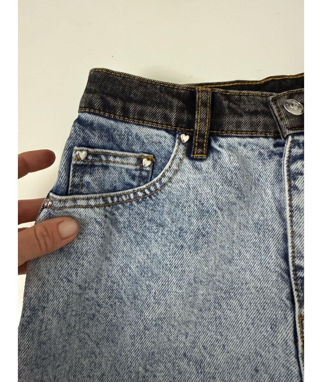 ROTATE Мульти деним юбка мини, фото 3