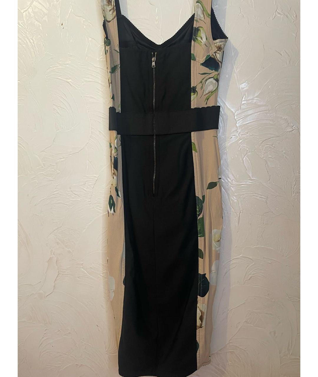 DOLCE&GABBANA Зеленые коктейльное платье, фото 2