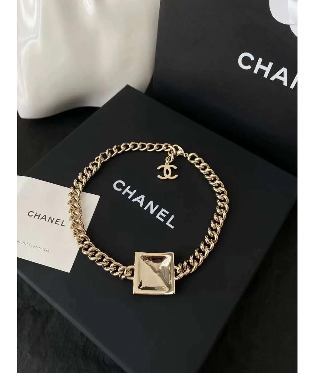 CHANEL Золотой чокер, фото 4