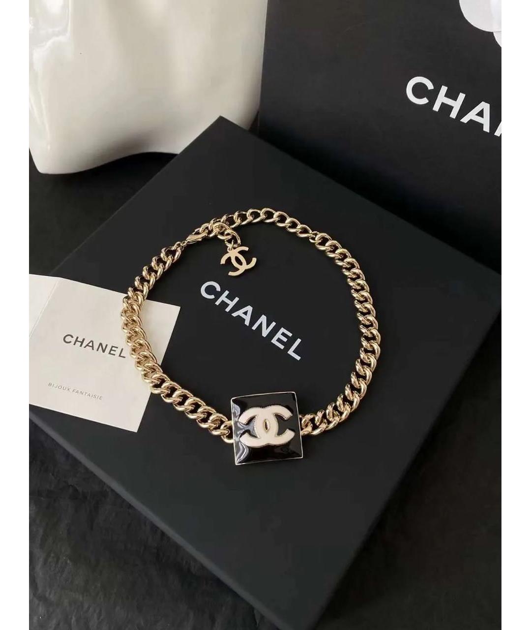 CHANEL Золотой чокер, фото 2