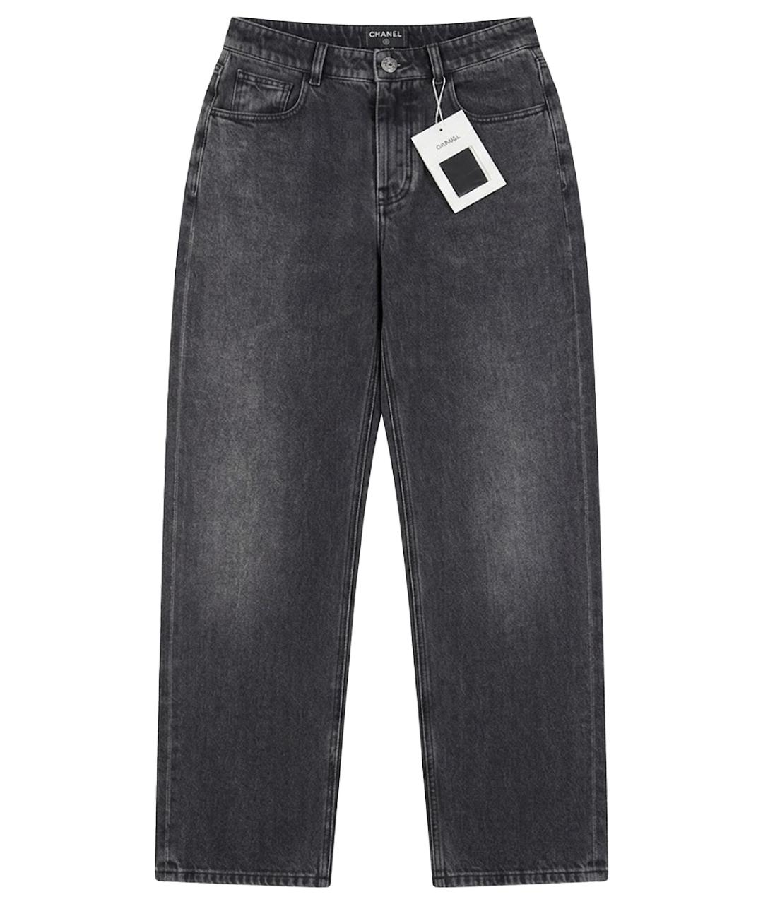 CHANEL Черные прямые джинсы, фото 1