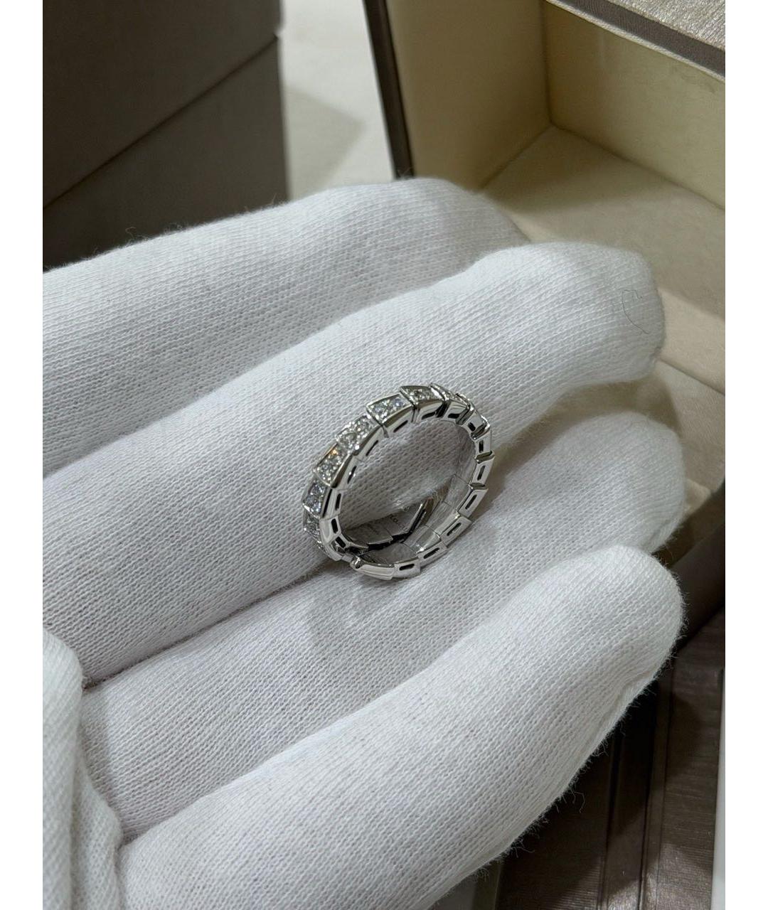 BVLGARI Серебряное кольцо из белого золота, фото 8