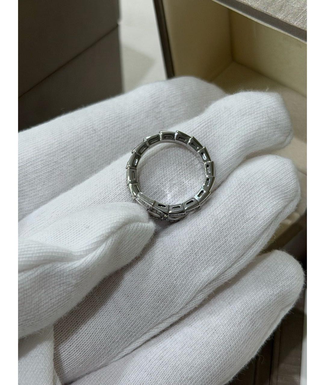 BVLGARI Серебряное кольцо из белого золота, фото 7