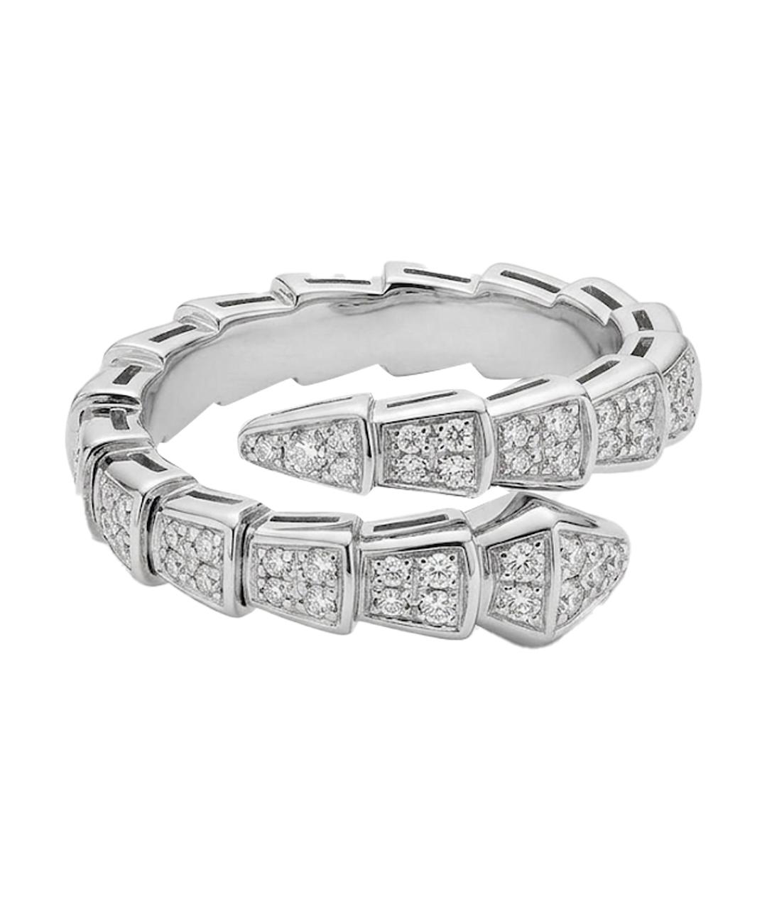 BVLGARI Серебряное кольцо из белого золота, фото 1