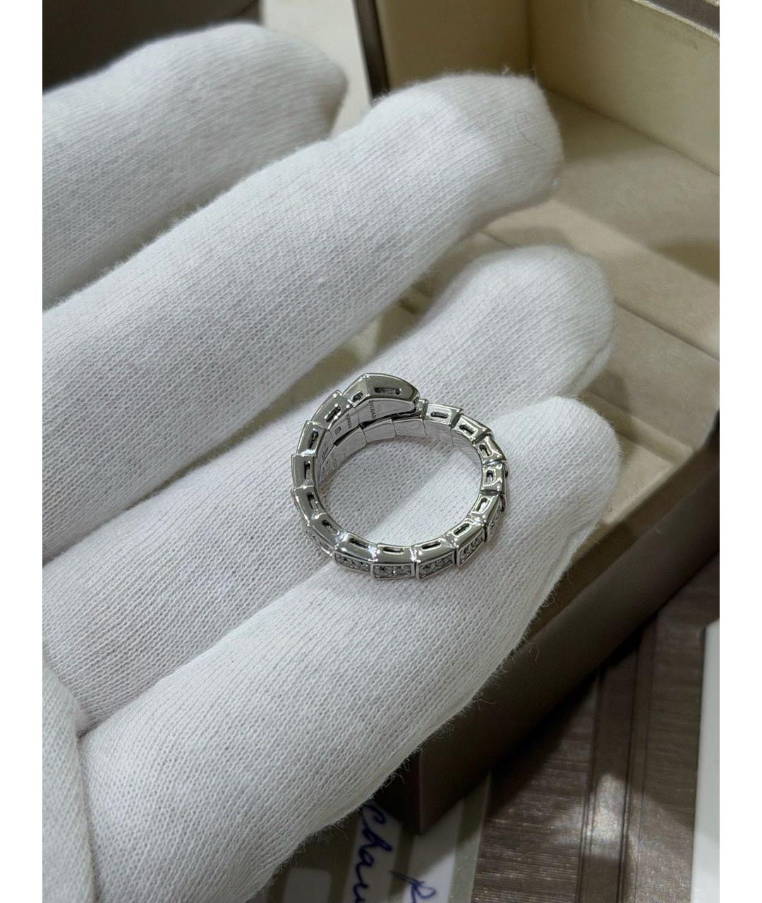 BVLGARI Серебряное кольцо из белого золота, фото 6