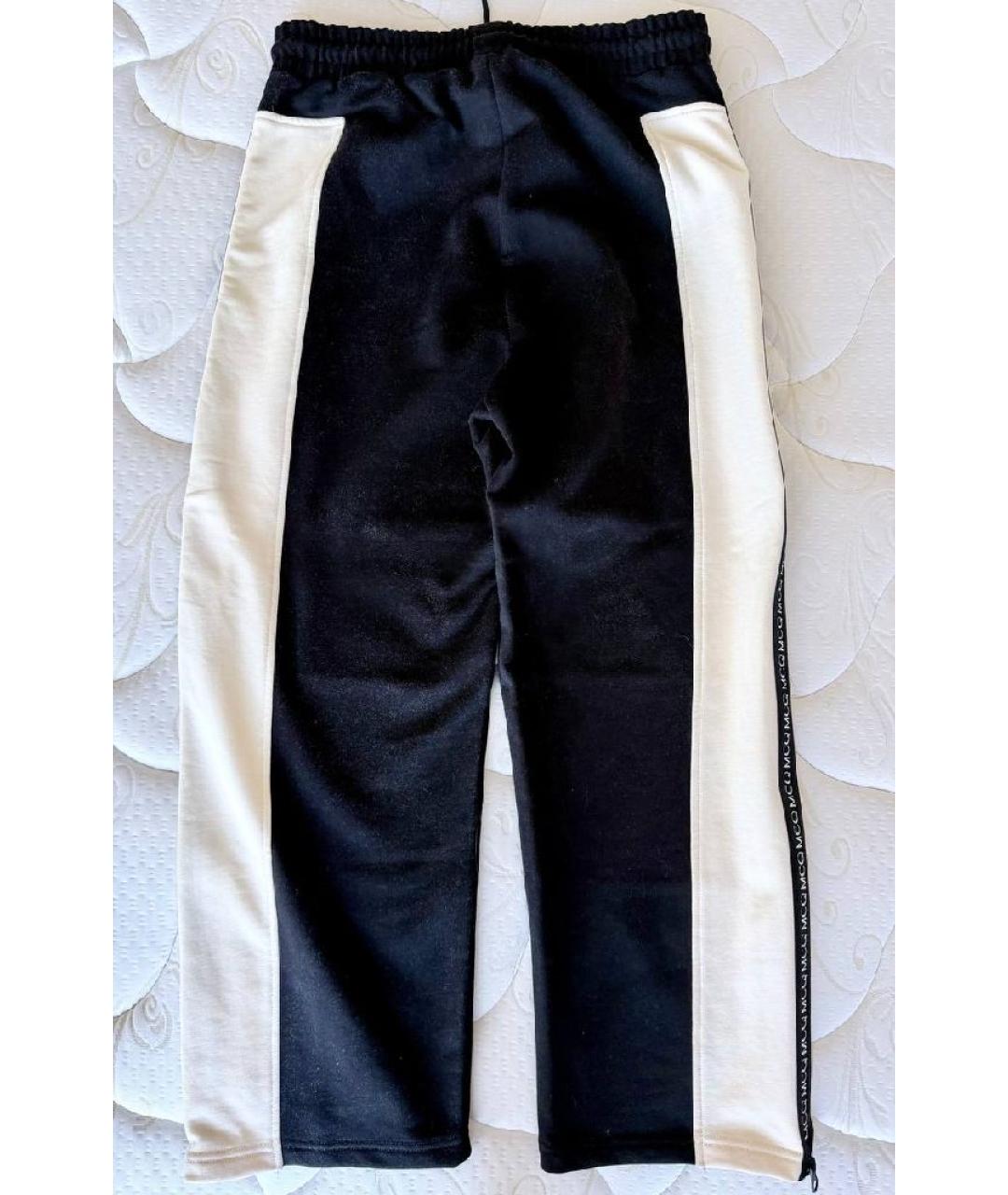 ALEXANDER MCQUEEN Черные хлопковые повседневные брюки, фото 2