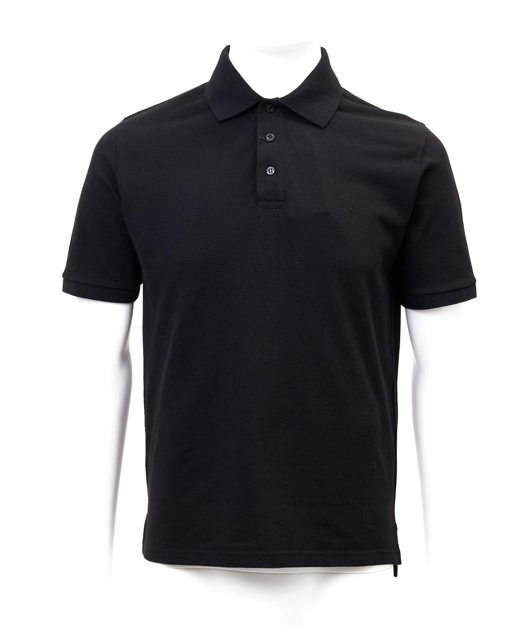 SAINT LAURENT Черный хлопковый джемпер / свитер, фото 6