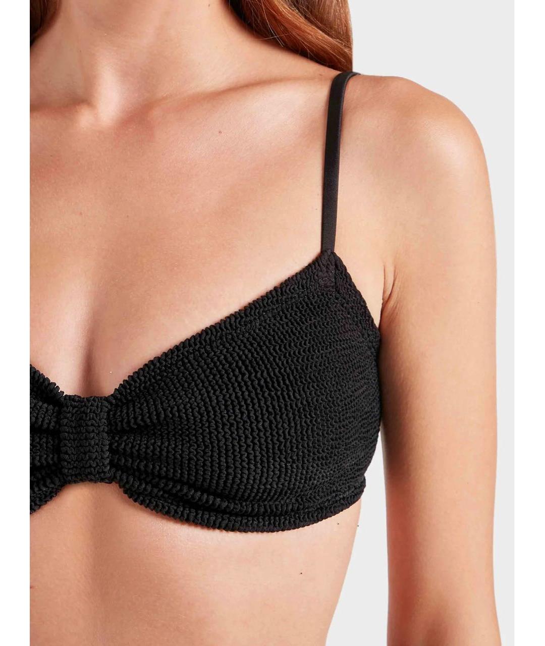 HUNZA G Черный купальник, фото 4