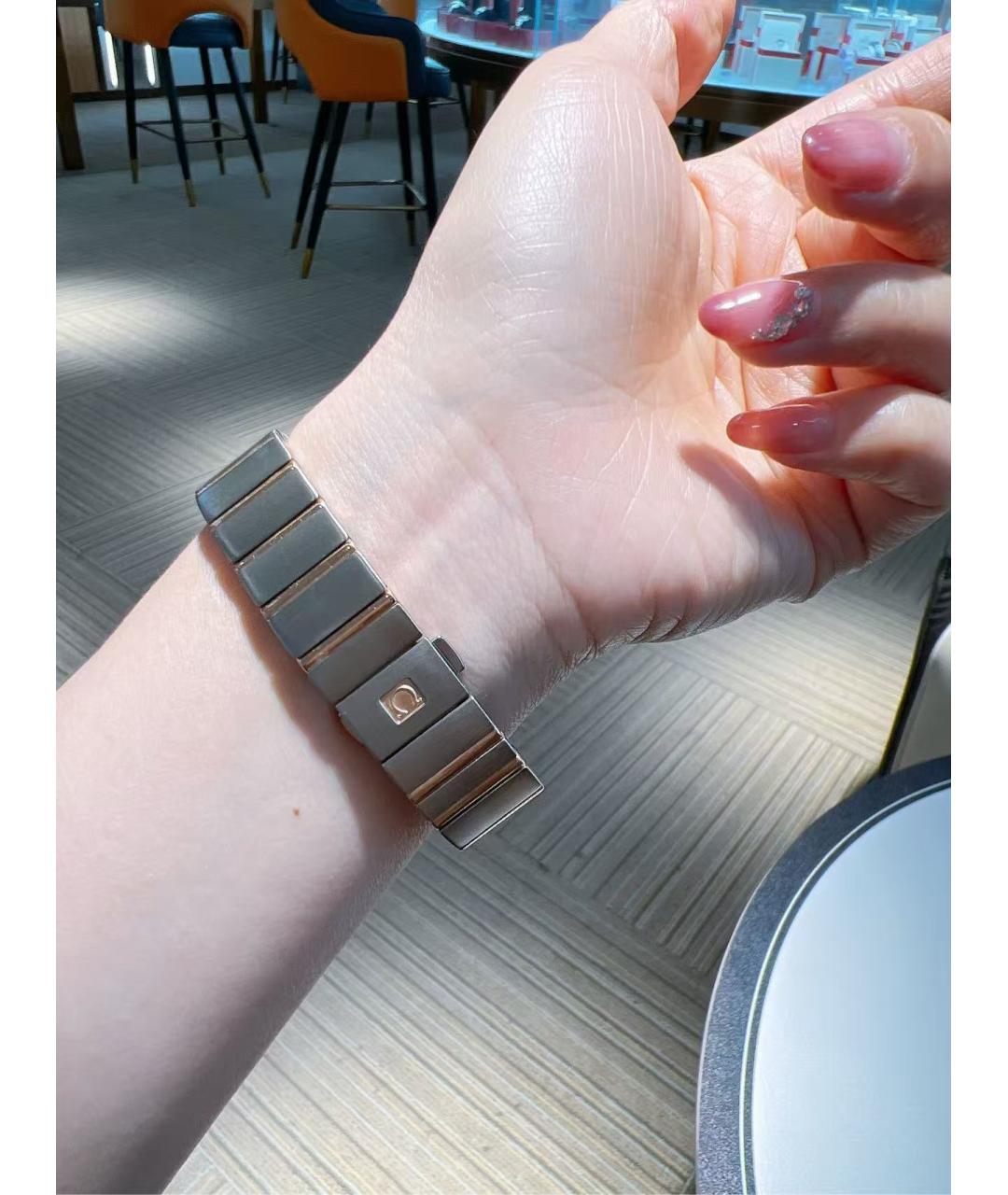 OMEGA Серебряные часы, фото 5