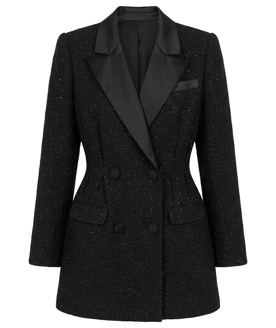 SELF-PORTRAIT Черное коктейльное платье, фото 1