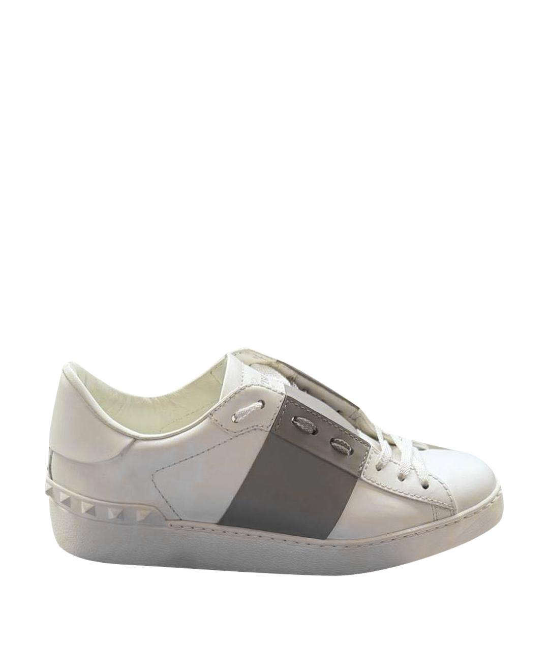 VALENTINO Белые кожаные кеды, фото 1