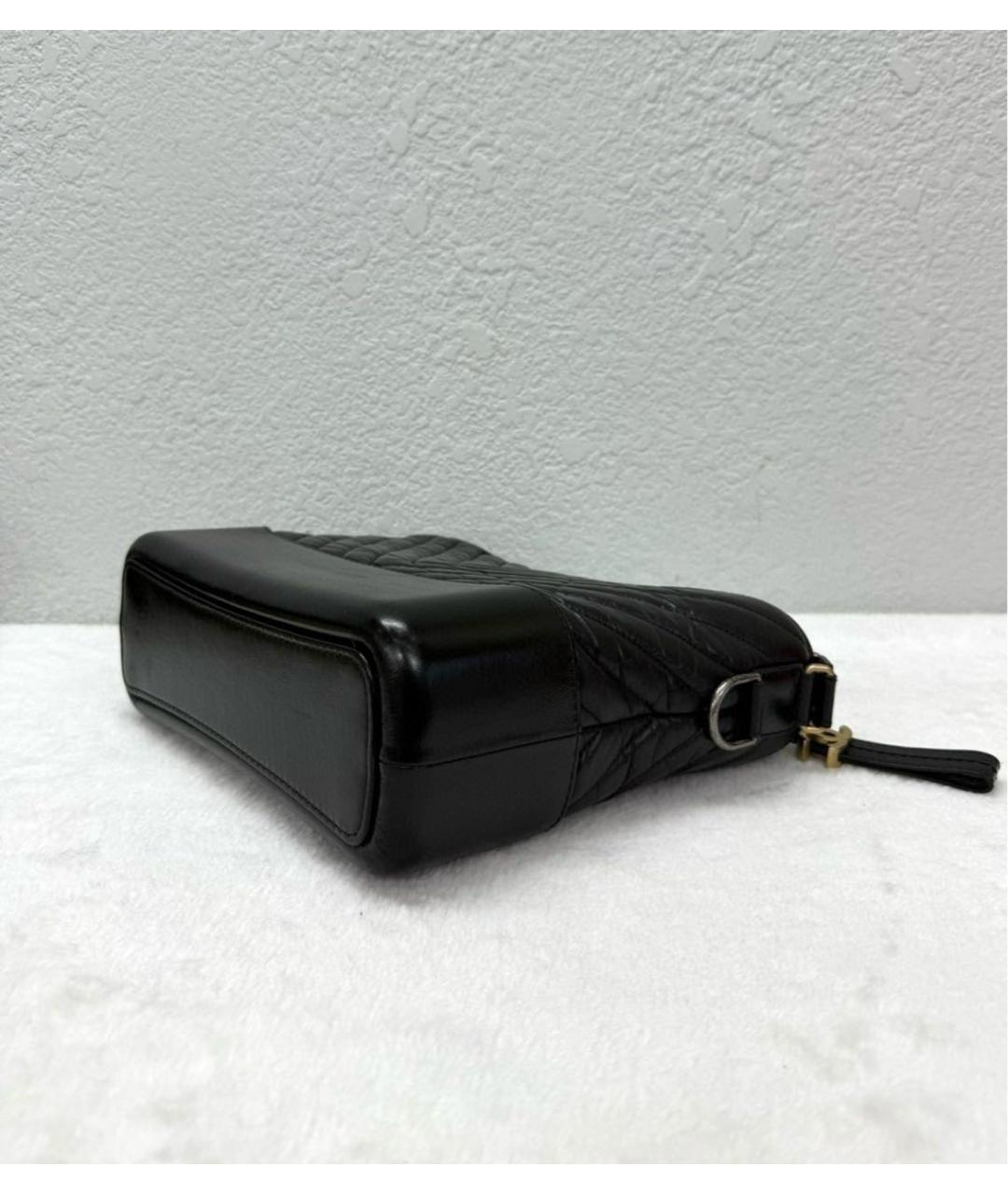 CHANEL Черная кожаная сумка через плечо, фото 7