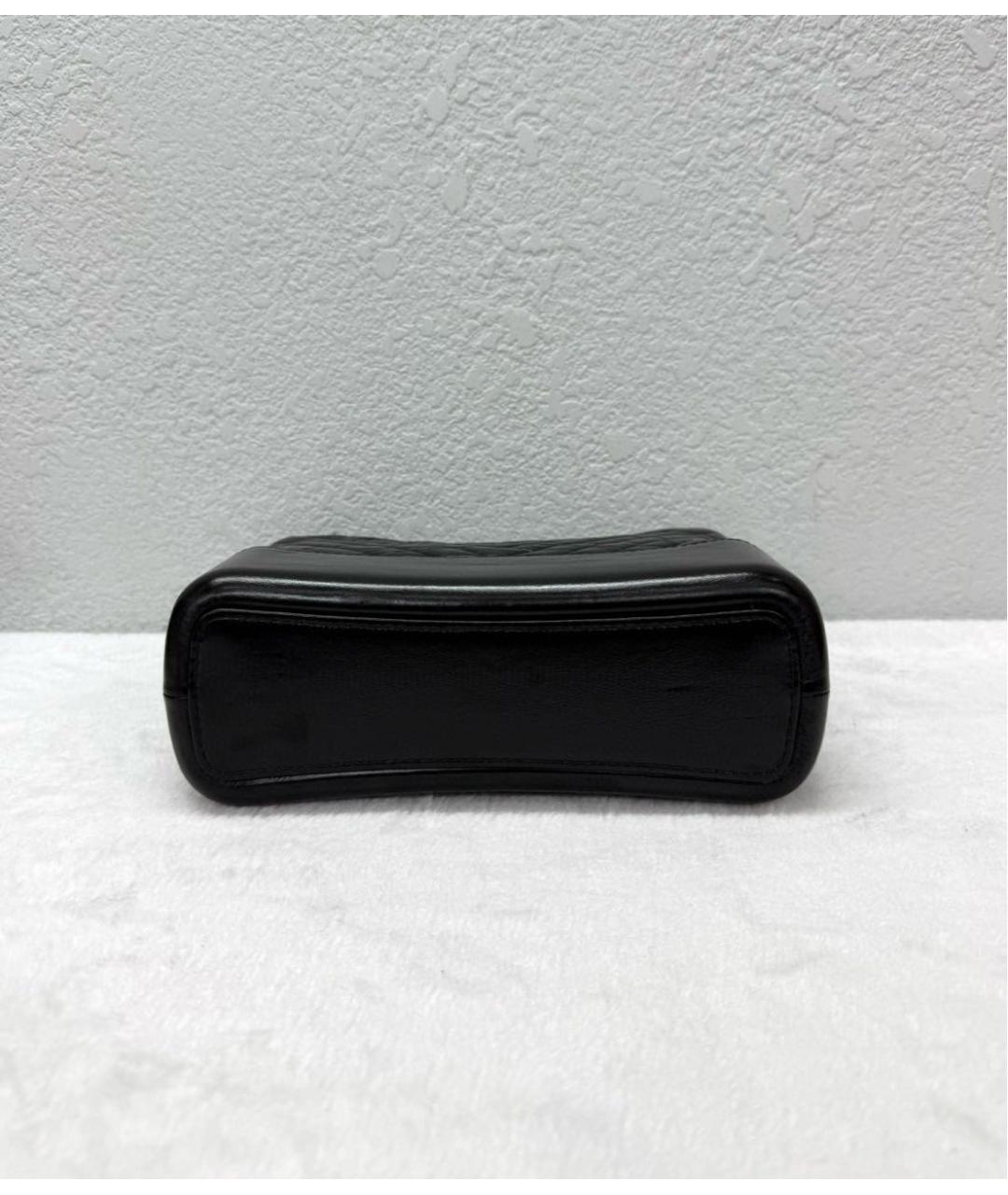 CHANEL Черная кожаная сумка через плечо, фото 3